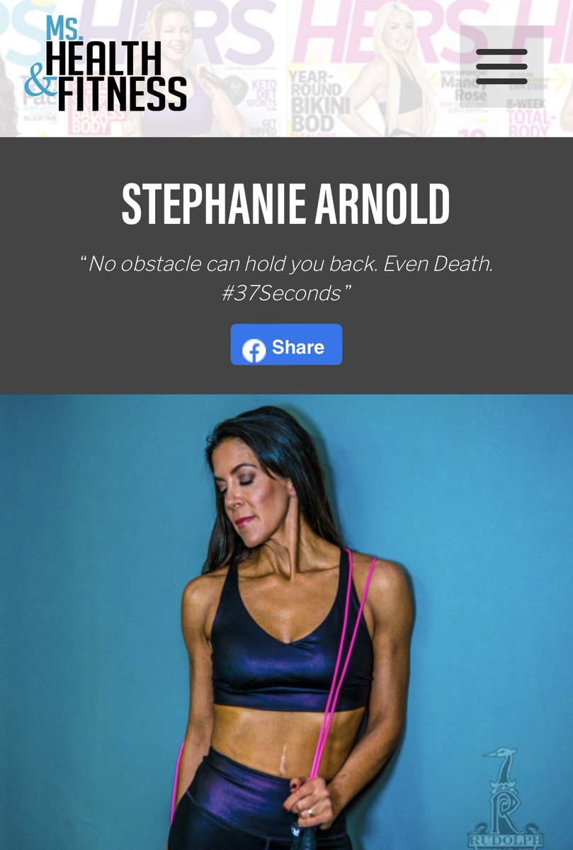 Nothing gained except #muscle . Nothing lost, except your life. So seeing as I’ve experienced both- thinking I might have what it takes to grace the cover of <a href="/mandfhers/">Muscle & Fitness Hers</a> magazine as an inspirational #fitness story is not completely ludicrous. #vote mshealthandfitness.com/2022/stephanie… TYSM