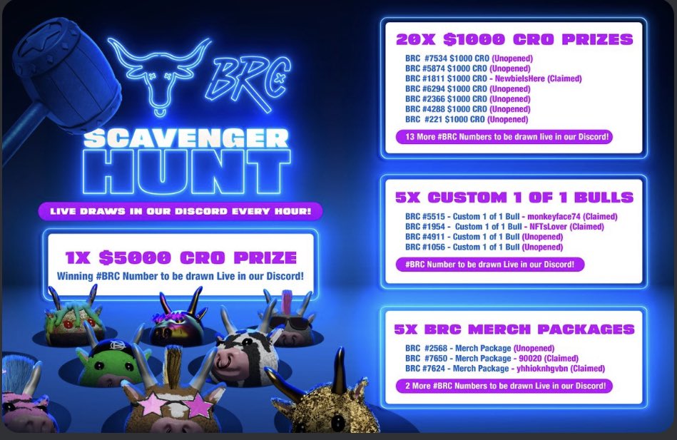 This is so awesome. Just minted a bull and joined the <a href="/BullRunCrew/">Bull Run Crew</a> scavenger hunt! #BRC #CRO <a href="/brad_hulm/">Brad Hulm</a> <a href="/GurtRemi/">Gurt Remington</a> <a href="/SebastianZammi1/">Sebastian Zammit</a> @hungyhungyhipp0 <a href="/hecjuan/">Hector Juan Milla</a>