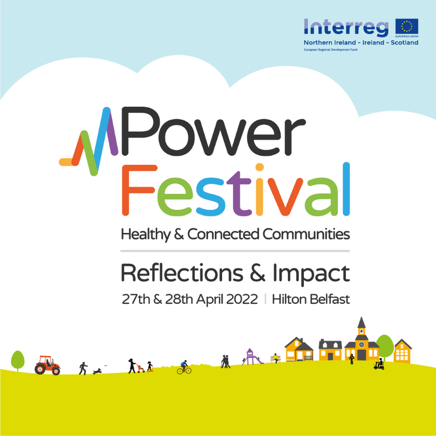 mPower_health's tweet photo. A big thankyou to all the speakers, staff &amp; all contributors to make the #mPowerFestival such a success. We welcomed over 300 attendees &amp; 200 virtual attendees over the 2 days to celebrate &amp; share the project &amp; it's success. It's a wrap! @SEUPB @INTERREGTweets @CAWTCrossBorder https://t.co/8o4Ra5GkD1