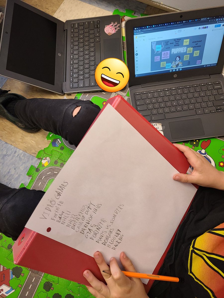 JenniferODrisc9's tweet photo. Starting a new writing unit is always exciting.  @BAcacemy Third graders were buzzing with ideas they shared on a collaborative jamboard. Then they got to work planting seeds and expanding on ideas for their own poetry. @CBVRCE_NS @drobson19 https://t.co/TCJS4Y5FTa