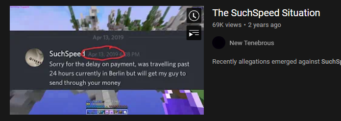FinlayPacks's tweet photo. so, SuchSpeed

SuchSpeed has now been proven to not pay his editors, 3 times, over almost 3 years. https://t.co/OW59kPVgkH