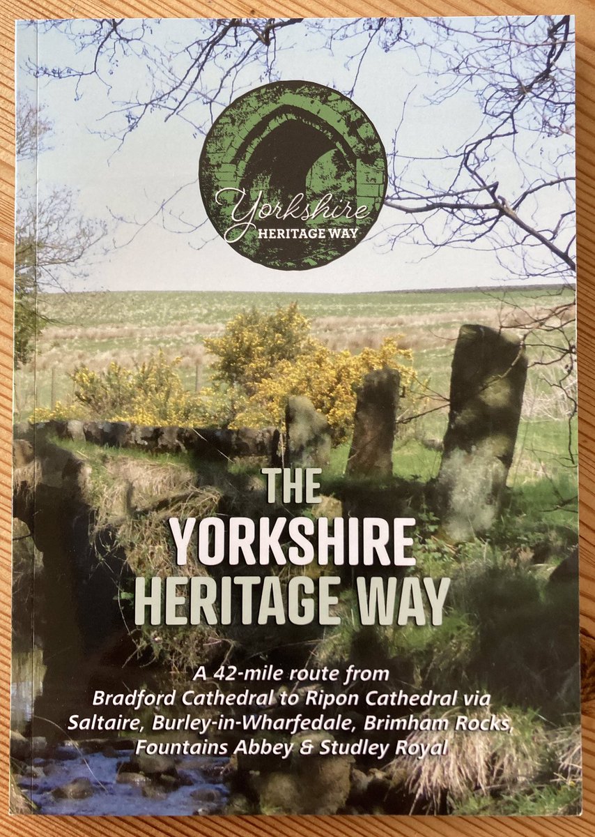 burleybridge's tweet photo. Here’s a picture of the beautifully produced walk booklet, with content production led by John Sparshatt (with assistance from so many others) and layout and printing done by Small Print in Menston. It’s normally £5.99 but will be available for £5 tomorrow. #yorkshireheritageway https://t.co/Zl5mjIJ1wR