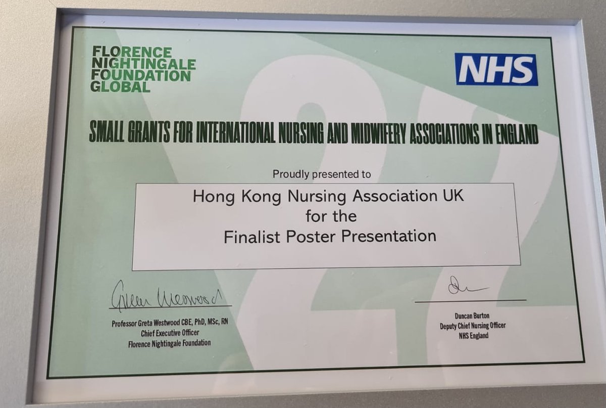 Hong Kong Nursing Association UK tweet media