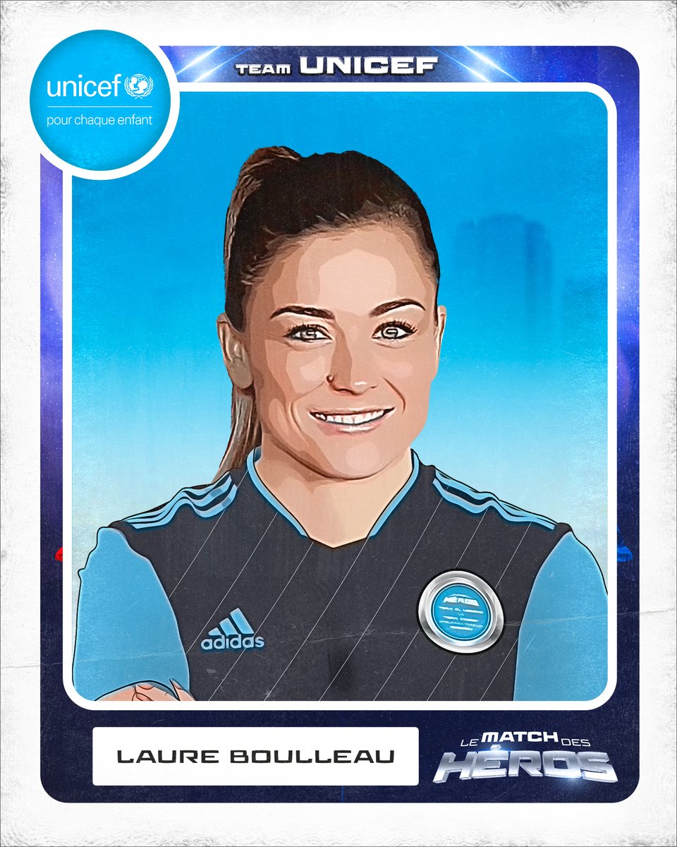 La footballeuse internationale et consultante #football <a href="/laureboulleau/">Boulleau Laure</a> sera la marraine de la 2ème édition du #MatchDesHéros et la capitaine de la #TeamUNICEF 💙💪
RDV le 10 mai à Lyon avec <a href="/OL/">Olympique Lyonnais</a> <a href="/OLfondation/">OL Fondation</a> ▶ bit.ly/3Jz7AMP 
#PourChaqueEnfant