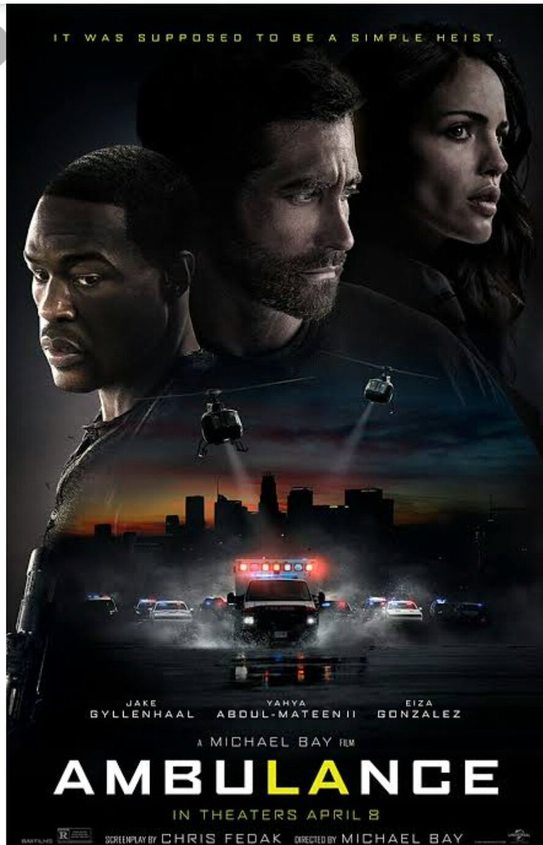 Hand_of_man's tweet photo. This movie #Ambulancemovie is just a full 2hrs + of epic thriller. One of my best this year....the action was from beginning to end.

Produced by @UniversalPics

#ActionMovies https://t.co/zJcozTxku5
