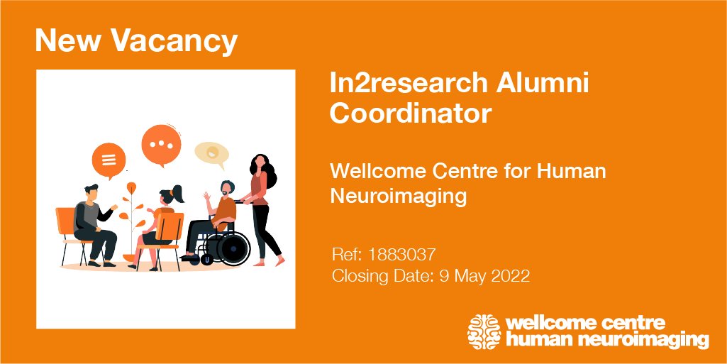 ImagingNeuroUCL's tweet photo. 📢 NEW VACANCY | In2research Alumni Coordinator 

Involves building the Alumni support package for In2research (@in2scienceUK), a social mobility programme, continuing support for our graduates into their academic careers.

📅 9 May | Ref 1883037
https://t.co/y6iL2jLglz https://t.co/6M4GjiVQtA