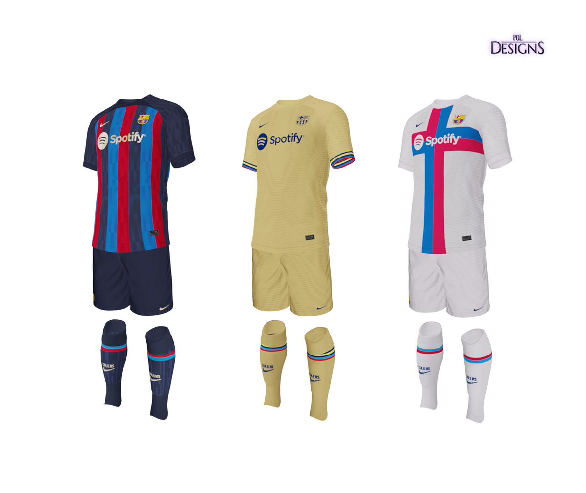 pol_designs's tweet photo. FIFA 22 | FC Barcelona 22/23 Season kits - MOD
@FCBarcelona x @nikefootball
Made by @pol_designs🔴🔵
Download Link: https://t.co/avD9XT2Wr9
#FCBarcelona #FCBlive #FCB #pedri #dembele #ansu #laporta #leakedkit #fifa22 #fifa22mod https://t.co/3jJuihieGk