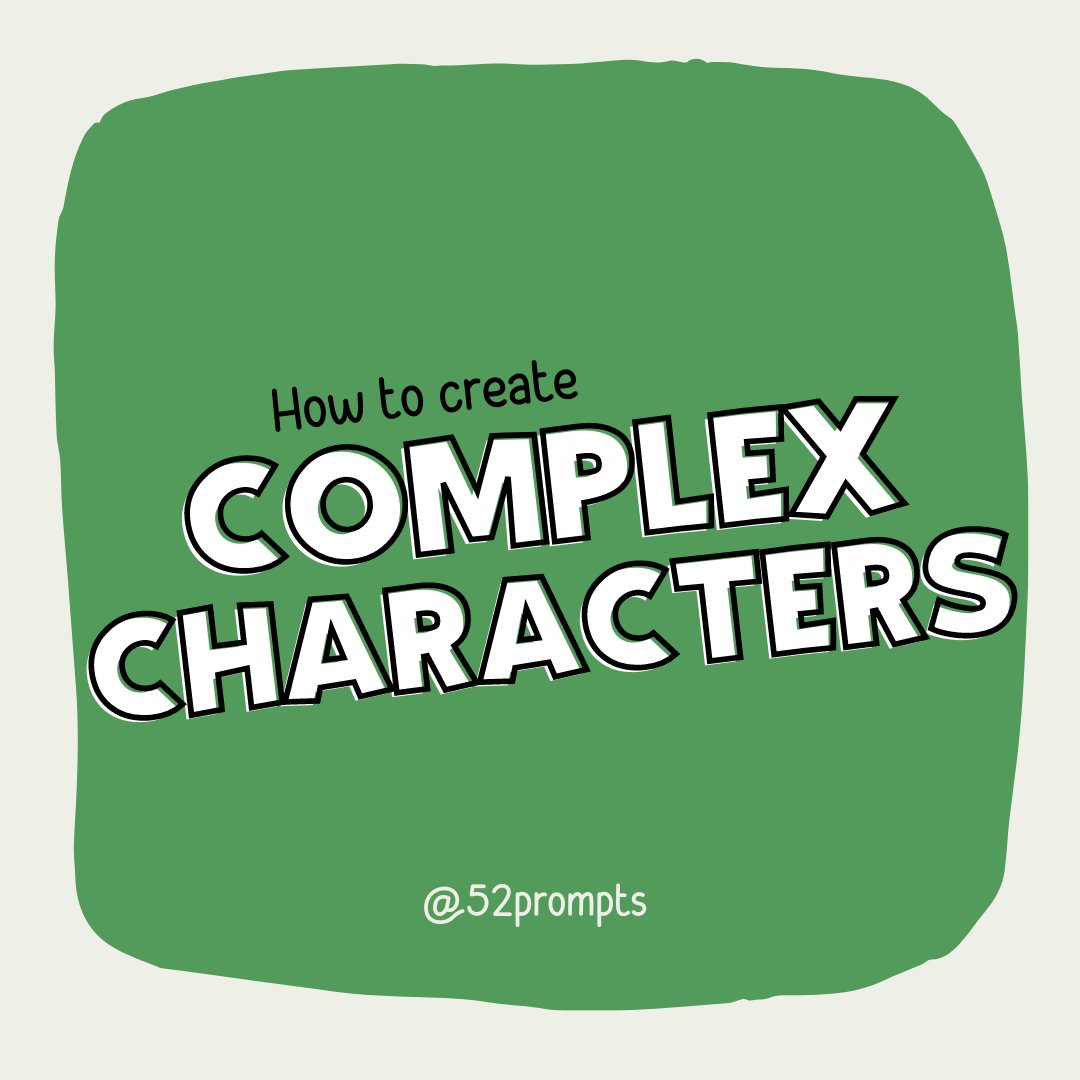 52prompts's tweet photo. Hey-o! I wrote a blog post on the strategy I use when I create complex characters.

https://t.co/iahWasNOD0

#writingcommmunity #writingtips https://t.co/BW3D371Qcx