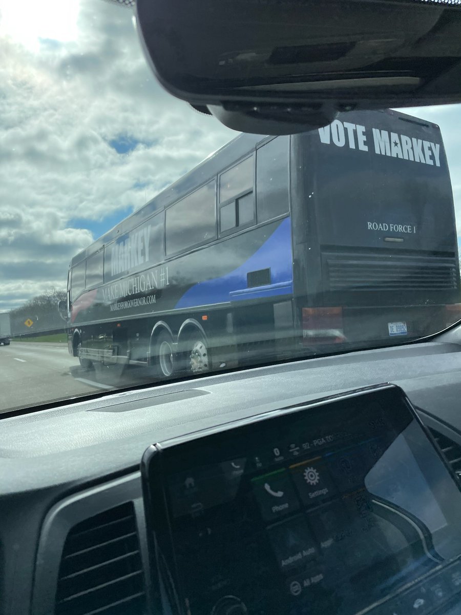 michaelmarkeyjr's tweet photo. Another sighting. Keep sending us pics. We love'em.
#roadforce1 #votemarkey https://t.co/z2VgLXTfor