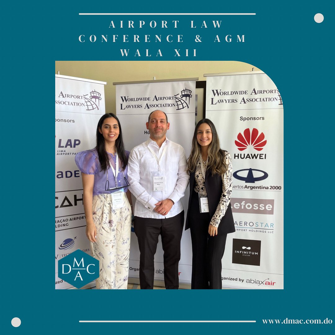 AbogadosDmac's tweet photo. Participando en la Conferencia de Derecho Aeroportuario - WALA XII @Emiliagarciam @andreastefan95 @RafaelDickson https://t.co/Zl10RHuRX6