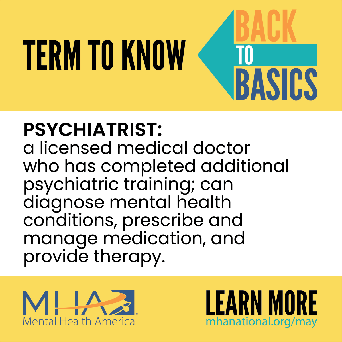 mhanational.org/may
#BackToMHBasics
#MentalHealthMonth
#MHM2022