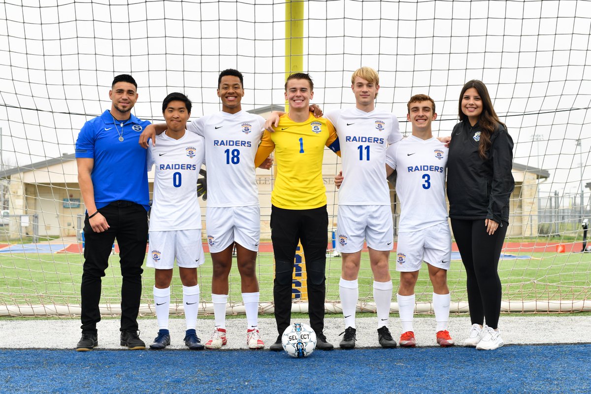 SHSRaiderSoccer's tweet photo. Congrats to all 9 of our seniors for their accomplishments in the classroom &amp; receiving ACADEMIC ALL-STATE! Talented &amp; smart ⚽️📚

Y. Matta Z. Bartis J. Bruszer C. Crumpton M. Pate J.Pecina I.Sims B. Walker I. Willis
#D2W @SunnyvaleISD @tascosoccer @THSCAcoaches @SVRaiderBooster https://t.co/V2ZNtzz7ce