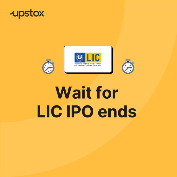 LIC IPO dates finally confirmed! 

Don't miss this IPO

Open demat account with UPSTOX from below link to invest in India's biggest ever IPO
👇
bit.ly/3m4ECek

#IPOsOnUpstox
#shiba #KKRvDC #nitishrana #IPL2022 #Mirzapur #RamSetu #cryptocurrency #kuldeepyadav #licipo