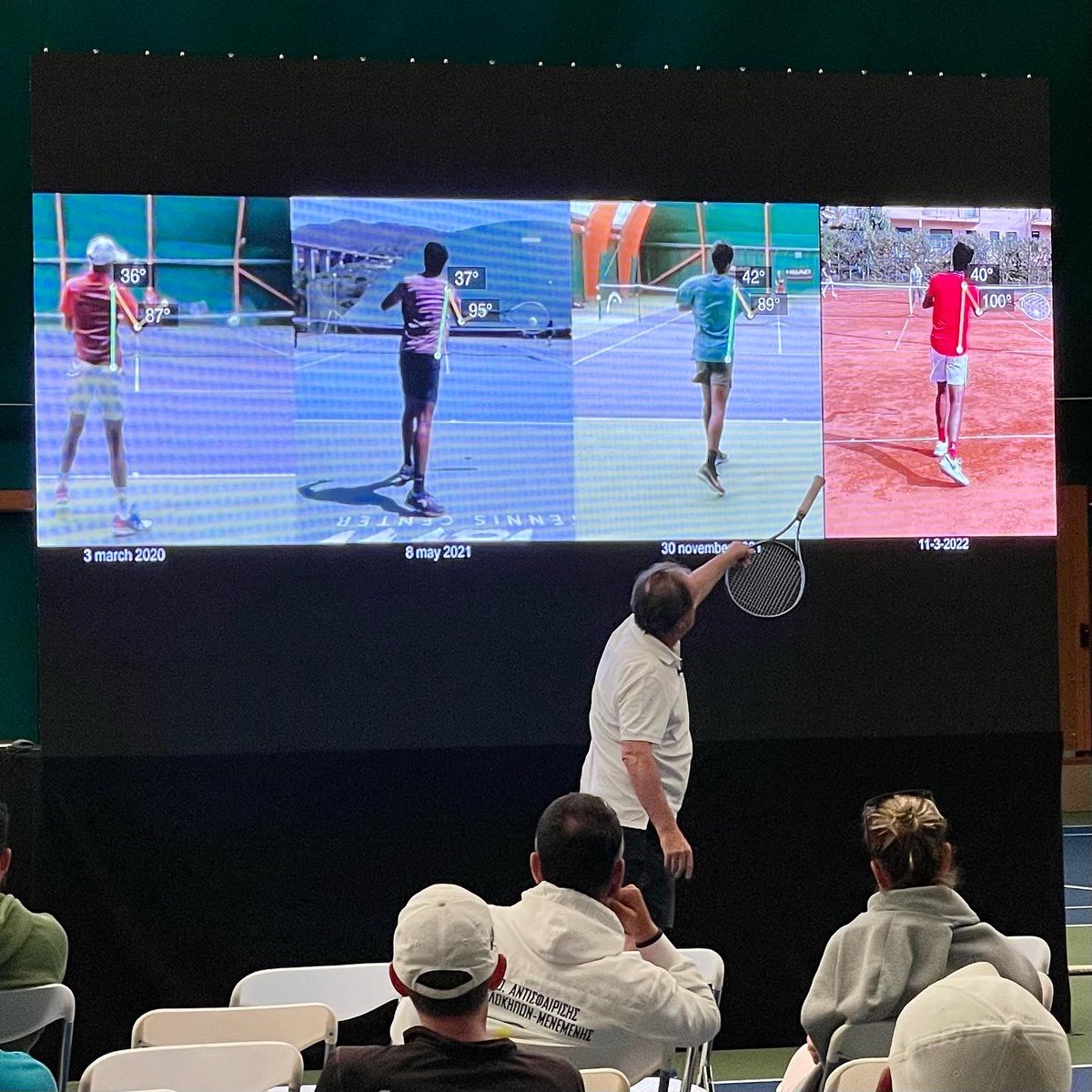 PiattiTennis's tweet photo. Coaching masterclass with Riccardo Piatti & Simone Bertino talking about the #PiattiTennisMethod 💯
📍Tatoï Club | #IMGFutureStars https://t.co/TLVxWv01vO