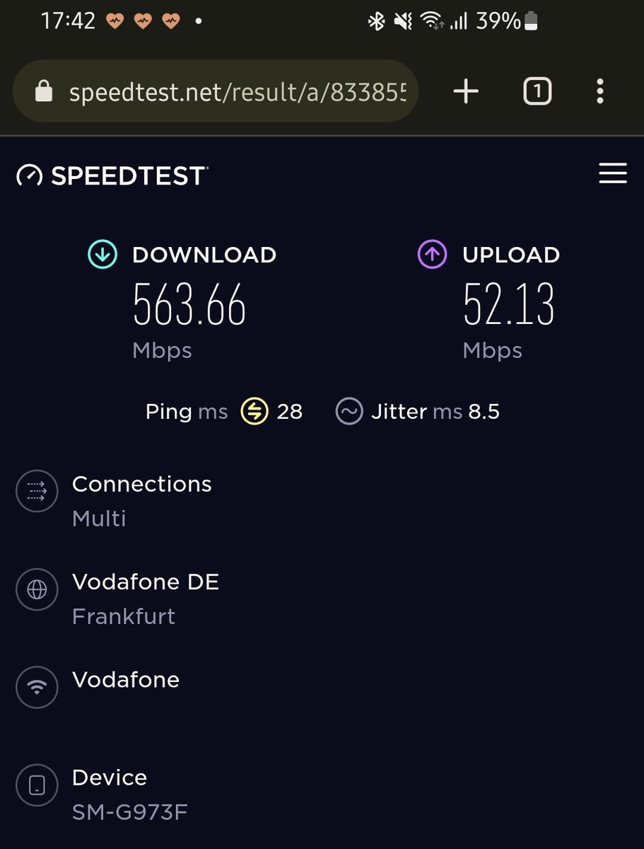 salmankhaliq's tweet photo. What is the speed of internet you have at the moment(lte,5g,dsl,kabel etc) and how much you pay for it? And is it reliable ?
I have a cable connection at home and pay around 40 euro a month for it .
#internetspeed #Germany #worldinternet https://t.co/nlPyod1p5I