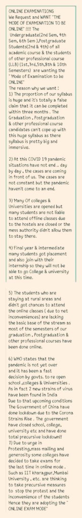 subradevdas777's tweet photo. #WeWantOnlineExam
#OnlineSemester 
#OnlineExamsForWestBengalUniversities
#AgainstOfflineExam
#WeWantOnlineExam
#NoOfflineExam
#EvenSemInOnlineMode
@basu_bratya
@MamataOfficial @BanglarGorboMB https://t.co/FfeAyxPpTW