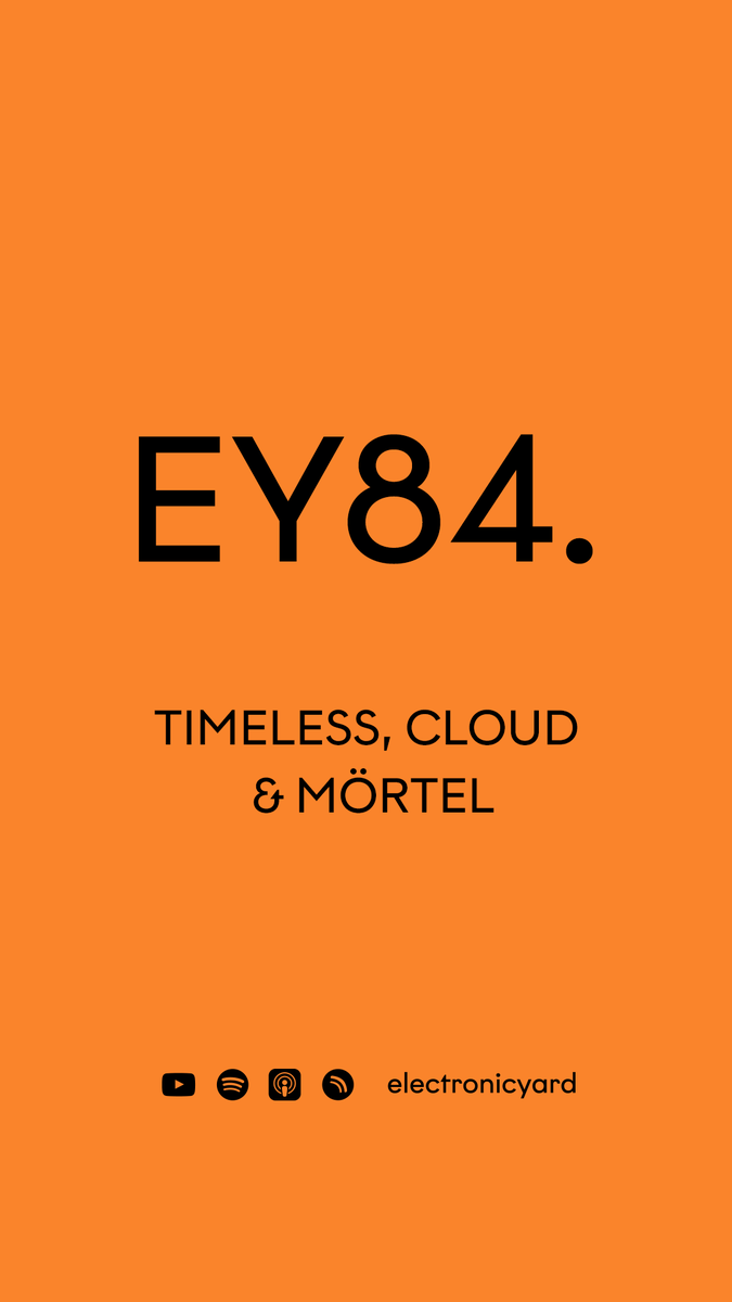 ElectronicYard's tweet photo. #EY84: #Timeless, #Cloud &amp; #Mörtel 

#EYPodcast #ElectronicYard #Dresden
#DresdenNeustadt #DresdenPodcast
#Podcast #Podcasts #podcastlife

#YouTube: https://t.co/YSoIn69qSd
#Spotify: https://t.co/lOQFJ0wKlQ
#Anchor: https://t.co/INunfPFHy2 https://t.co/4PPnlfLYJU