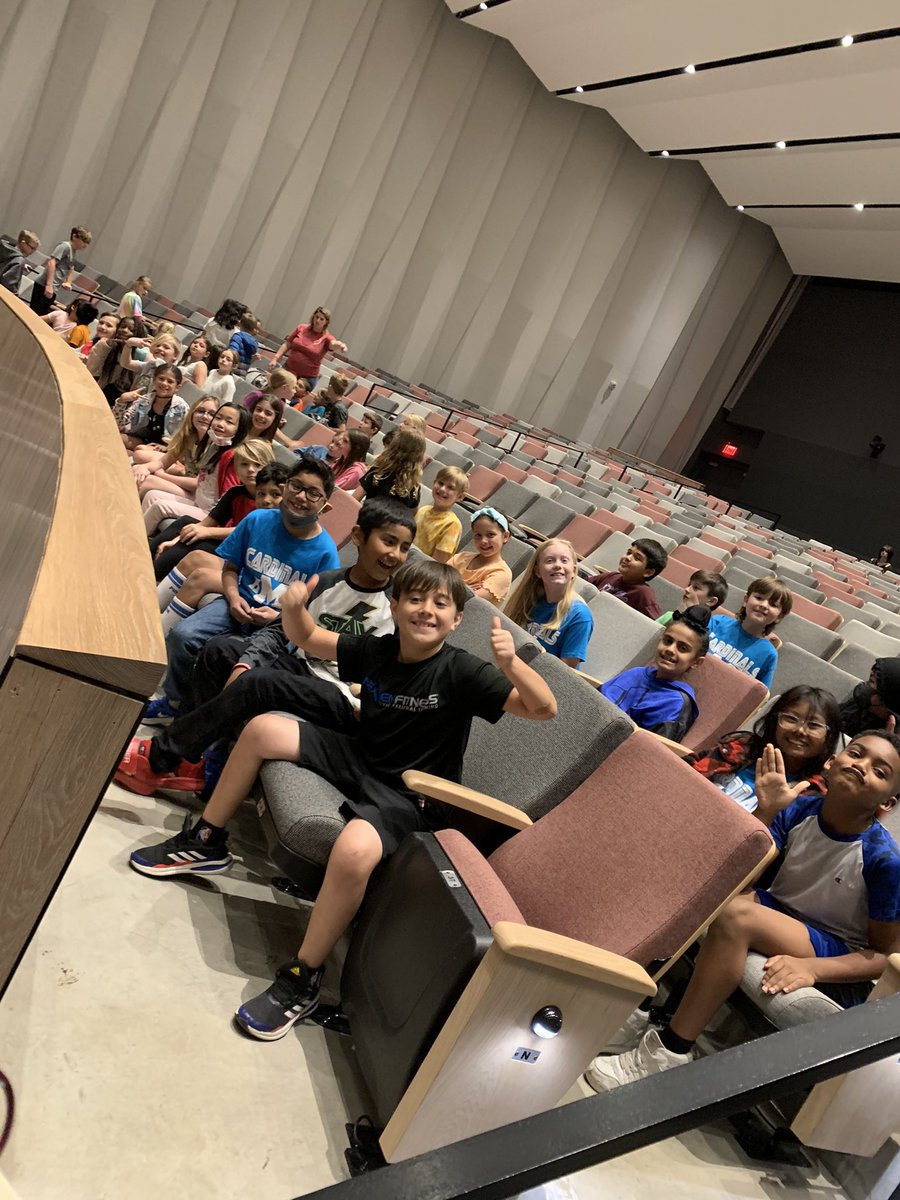 We are excited to be at Melissa High School today! #hmeproud