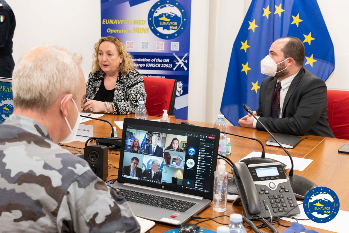 Webinar Countering #illicittrafficking in #CentralMed  #Sahel & Gulf of Guinea was held this afternoon organized by #EUSR for Sahel and #EUNAVFORMED #IRINI Event hosted high-level speakers, drew a whole picture of complex scenario  in #CentralMed #Irini 👉bit.ly/36UGyBc