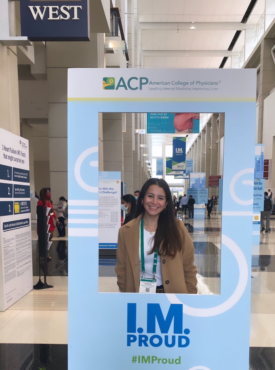 So excited for my first @ACPinternists internal medicine meeting! Looking forward to lots of learning this weekend. #IM2022 #IMProud #medtwitter
