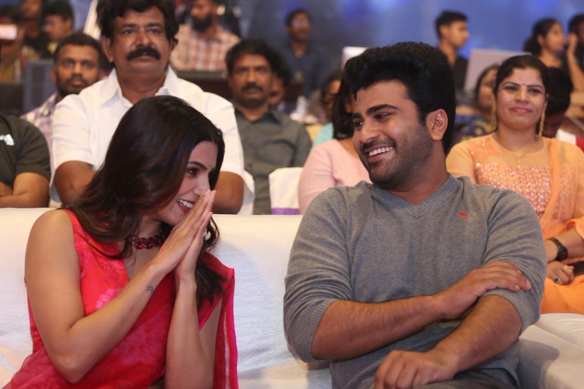 SharwanandY's tweet photo. Wish you a very happy birthday to you my dear Jaanu @Samanthaprabhu2 madam 
From @ImSharwanand Annayya fan's 
#HBDSamantha https://t.co/B86gCe3mgS