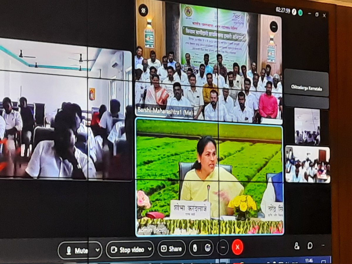 cc_mospi's tweet photo. It was a pleasure to be in Solapur among the farmers during their live interaction with Hon’ble AM and Hon'ble MoSs on 27.04.22. Lot of lessons learned from real life success stories and progress of farmers https://t.co/xXEidpWuTJ