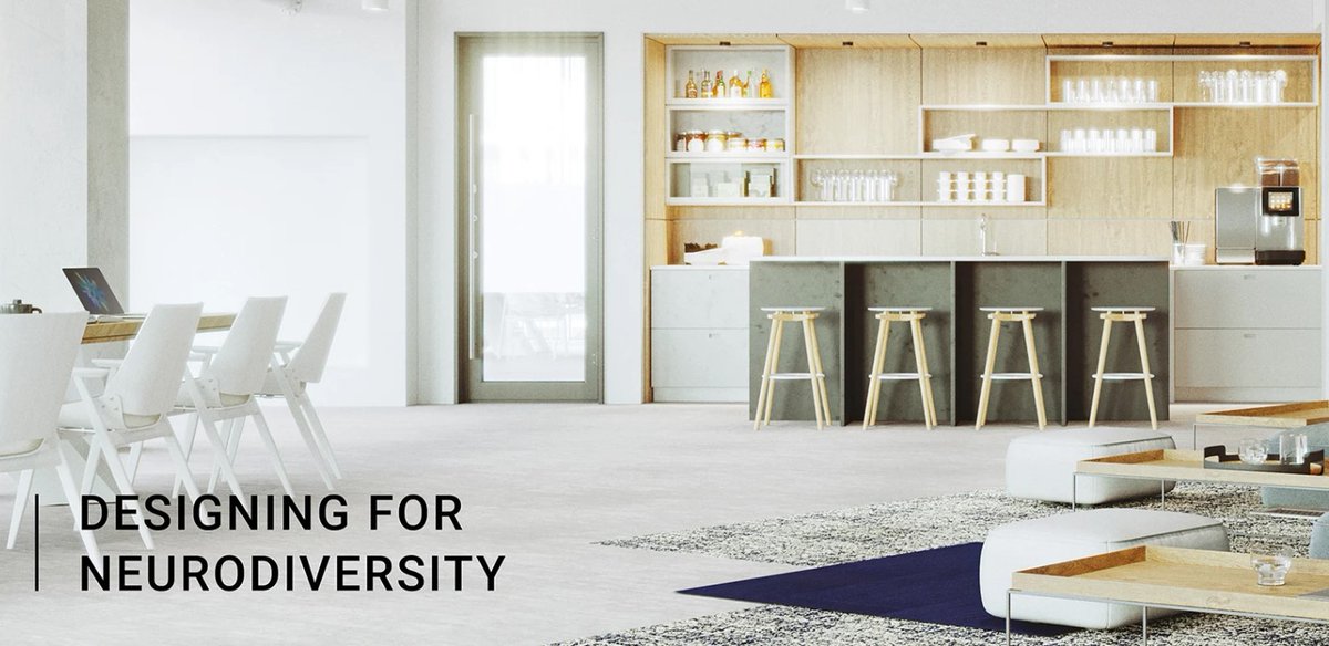 HOKNetwork's tweet photo. We are proud to again partner with @TarkettGroup in examining how #workplaces can better support #Neurodiversity. Our latest study continues to show that office design need to be fluid and adaptable to allow ALL employees to thrive. https://t.co/TgReqtxw7F https://t.co/ekMRDUv7Eg
