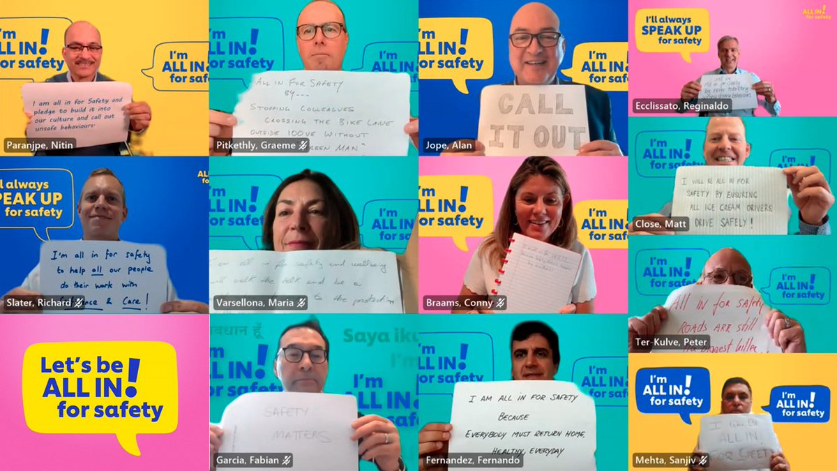 alanjope's tweet photo. Weโre marking the UNโs World Day for Safety and Health at Work, by asking all our teams to pledge to speak up whenever they see unsafe behaviour. I took the pledge this morning, with some of my colleagues.
#AllinForSafety https://t.co/SMNOVBORX1