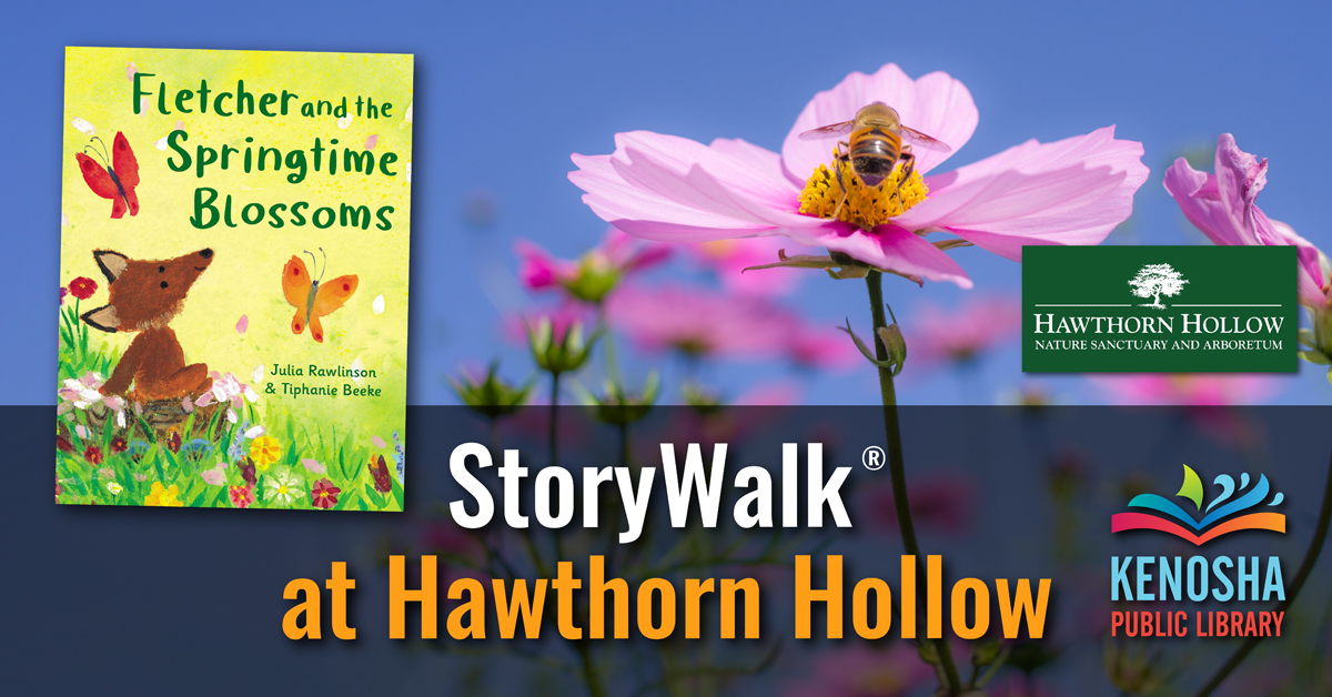 mykpl's tweet photo. As the temperatures warm up, visit the Hawthorn Hollow StoryWalk® featuring the book Fletcher and the Springtime Blossoms. Open to the public from 8 a.m. to 5 p.m. Tuesday through Sunday. #myKPL https://t.co/mQu9pVsus6