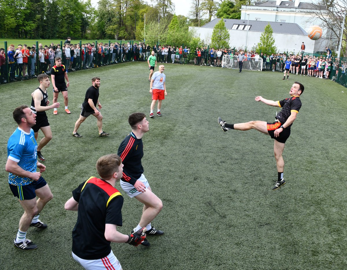 ArdscoilRisLimk's tweet photo. The 6th Years Vs Staff Soccer Match was fully committed Le Cheile Day 4 #mindingyourself https://t.co/v6iYj0VDLD