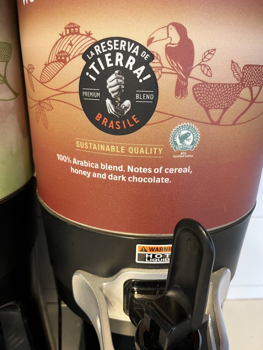 Missed breakfast but luckily my coffee has notes of cereal in it…hoping for the sweet melodic taste of fruity pebbles