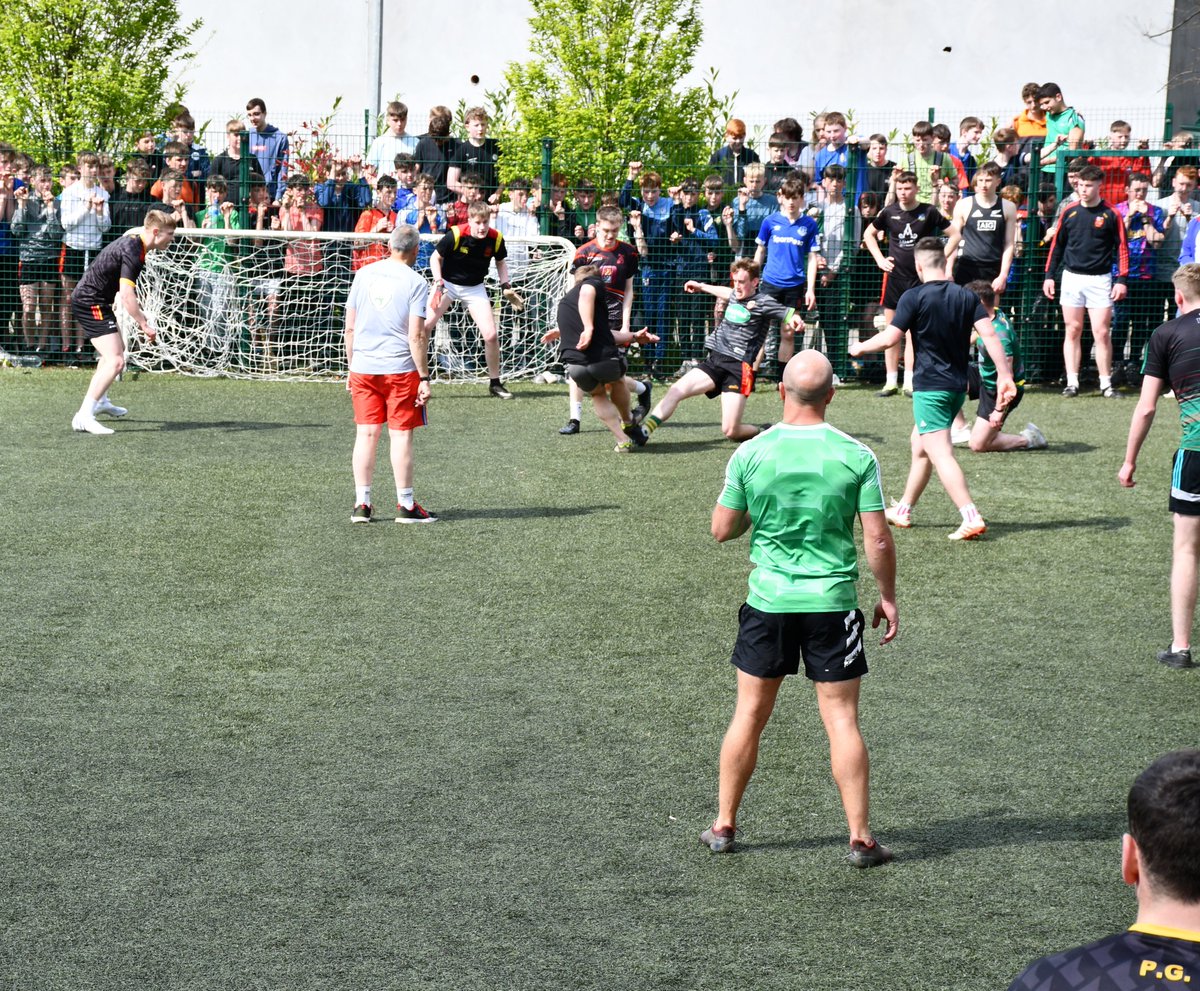ArdscoilRisLimk's tweet photo. The 6th Years Vs Staff Soccer Match was fully committed Le Cheile Day 4 #mindingyourself https://t.co/v6iYj0VDLD