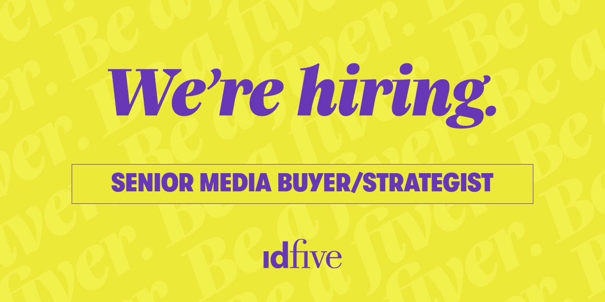 Guess who’s looking for a Senior Media Buyer/Strategist? 👀 Find your new professional home on a growing team of happy warriors: bit.ly/3vlh1up