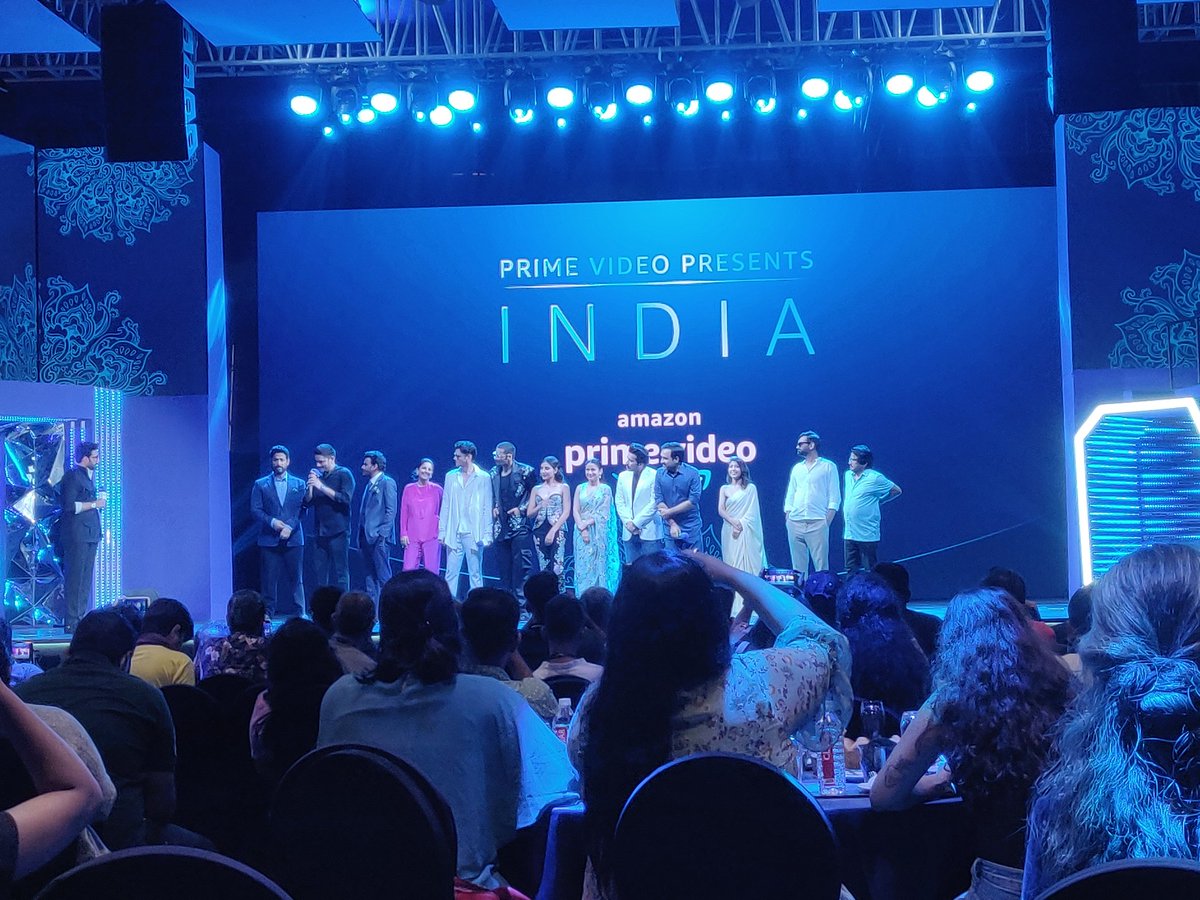 #SeeWhereItTakesYou <a href="/PrimeVideoIN/">prime video IN</a>  Cast of Mirzapur, Paatal Lok, The Family Man together on stage at #PrimeVideoPresentsIndia