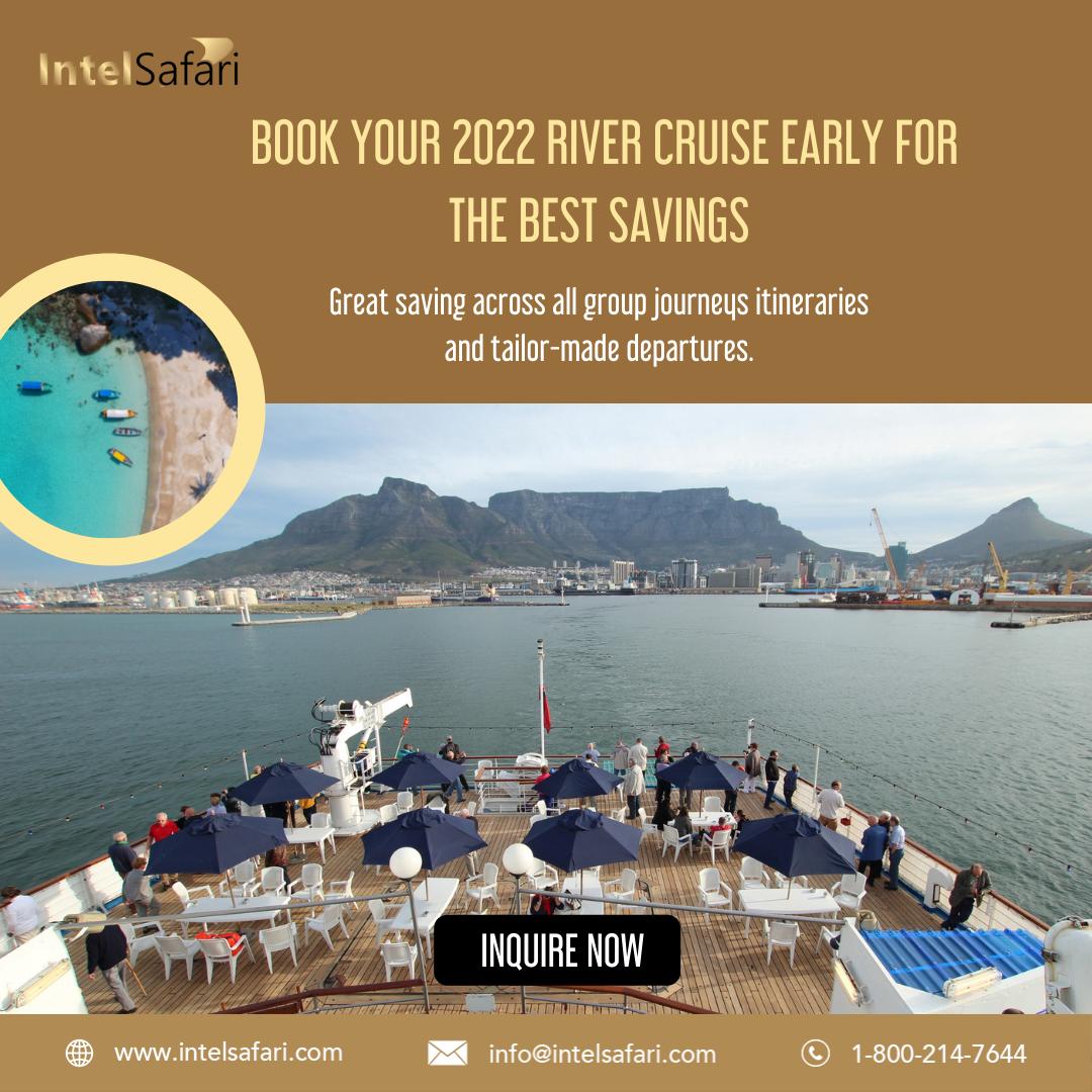 For the best savings, book your 2022 River Cruise early. Savings are great across all group journeys and tailor-made departures!

🌐 intelsafari.com
📞 1-800-214-7644

#IntelSafari #touroperator #travel #cruiseadventure #instatravel #travelphotography #wanderlust