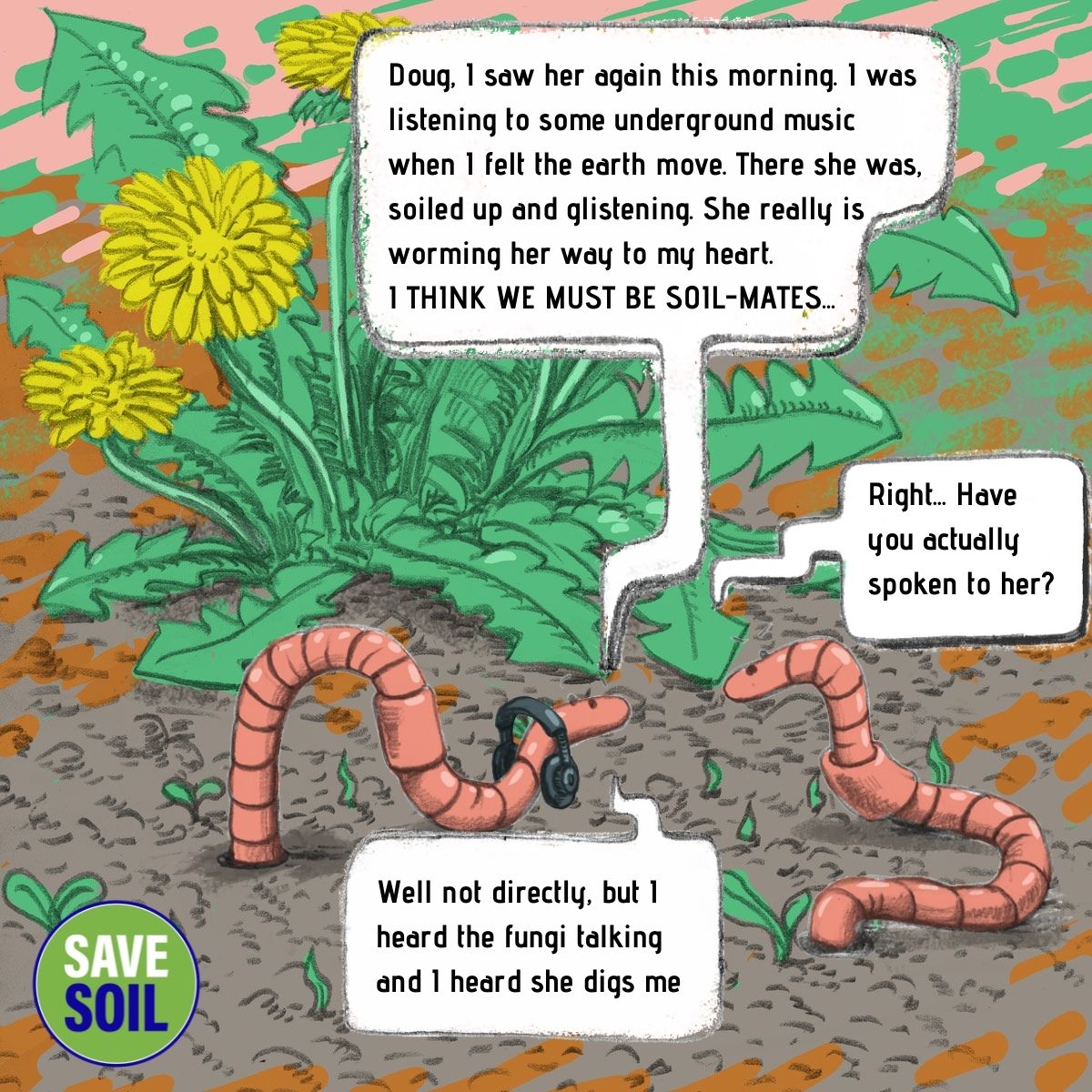 cpsavesoil's tweet photo. Worms have their own life to live! Earthworms aerate the soil, making it structurally more conducive for nutrient cycling, water movement, and plant growth. Without earthworms, there would be no healthy soil; and without healthy soil, there would be no healthy humans. 
#SaveSoil https://t.co/miAW1aaC7R