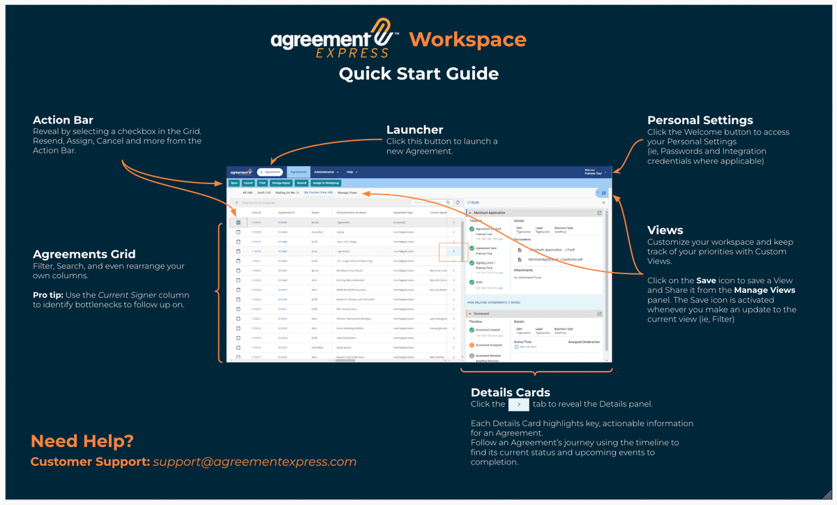 Agreement Express tweet media