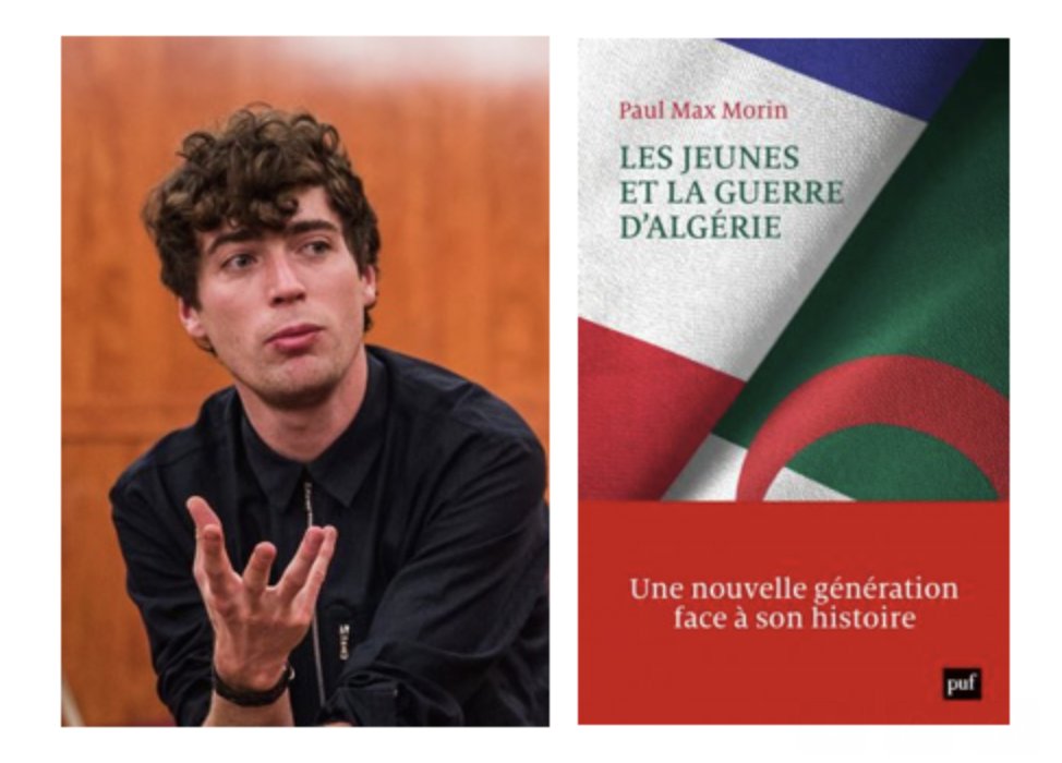 #Seminairegeneral @CEVIPOF le 03 mai à 11h via Zoom
@PaulMaxMorin1, associé @CEVIPOF présentera son ouvrage Les jeunes et la guerre d'Algérie, et sera discuté  par @AnneMuxel 
 inscrip° 👉info.cevipof@sciencespo.fr