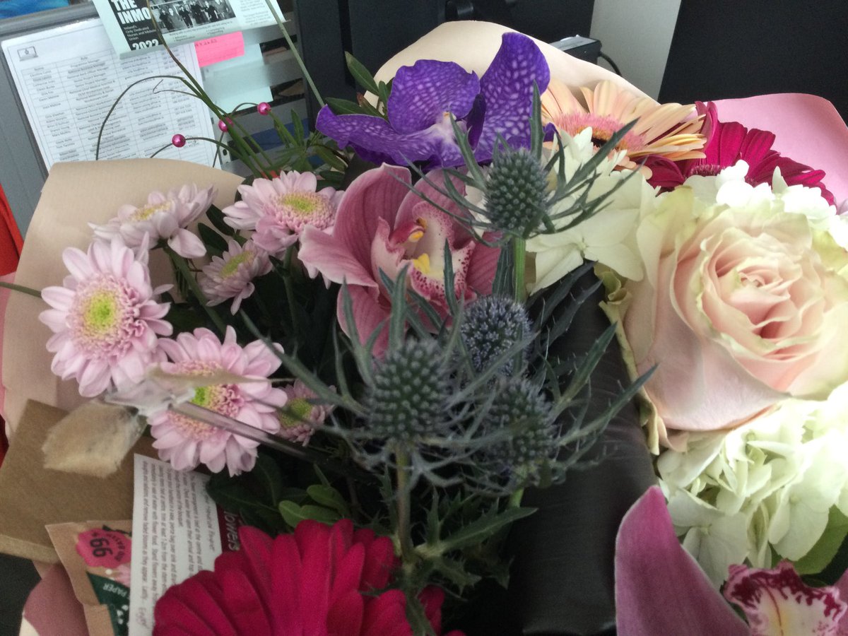 nilharjit's tweet photo. Got lovely flowers today. Thank you Katie, Miriam and all CUMH staff. https://t.co/eEtJf0cxVM