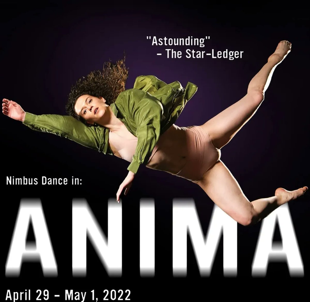 TOMORROW: Be captivated by <a href="/NimbusDance/">NimbusDance</a> in ‘ANIMA’, featuring Samuel Pott’s Falling Sky and Patch of Turf, the world premiere of Avenoir by Yoshito Sakuraba and The After Party, by Dawn Marie Bazemore.  🎟: linktr.ee/nimbusdance

April 29th | 8pm 
April 30th | 8pm
May 1st | 3pm