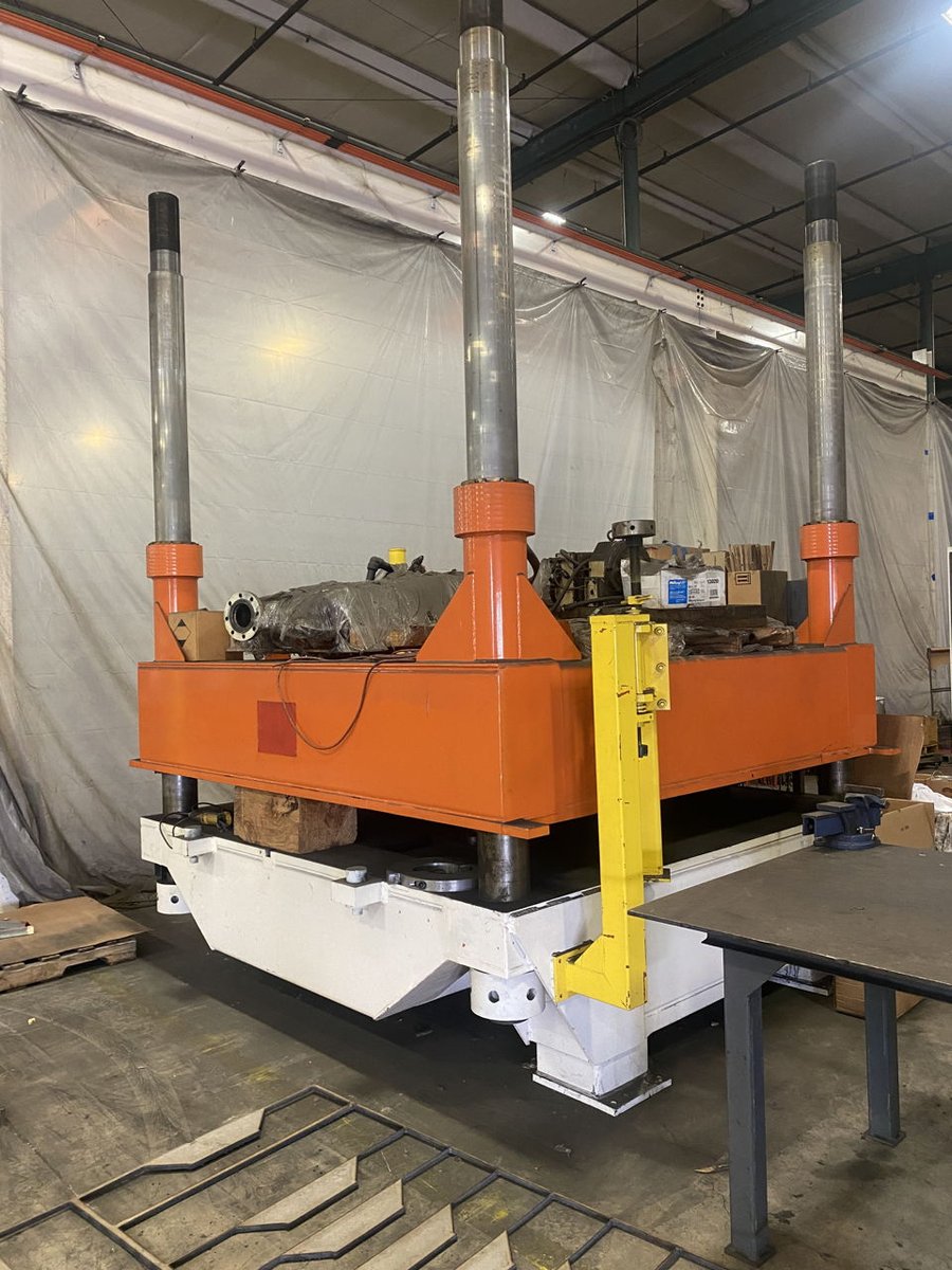 FabriweldTN's tweet photo. Fabriweld's #hydraulic presses are a force to be reckoned with #PressForward
https://t.co/4EeGWpFgNT https://t.co/iKkUo7O1dD