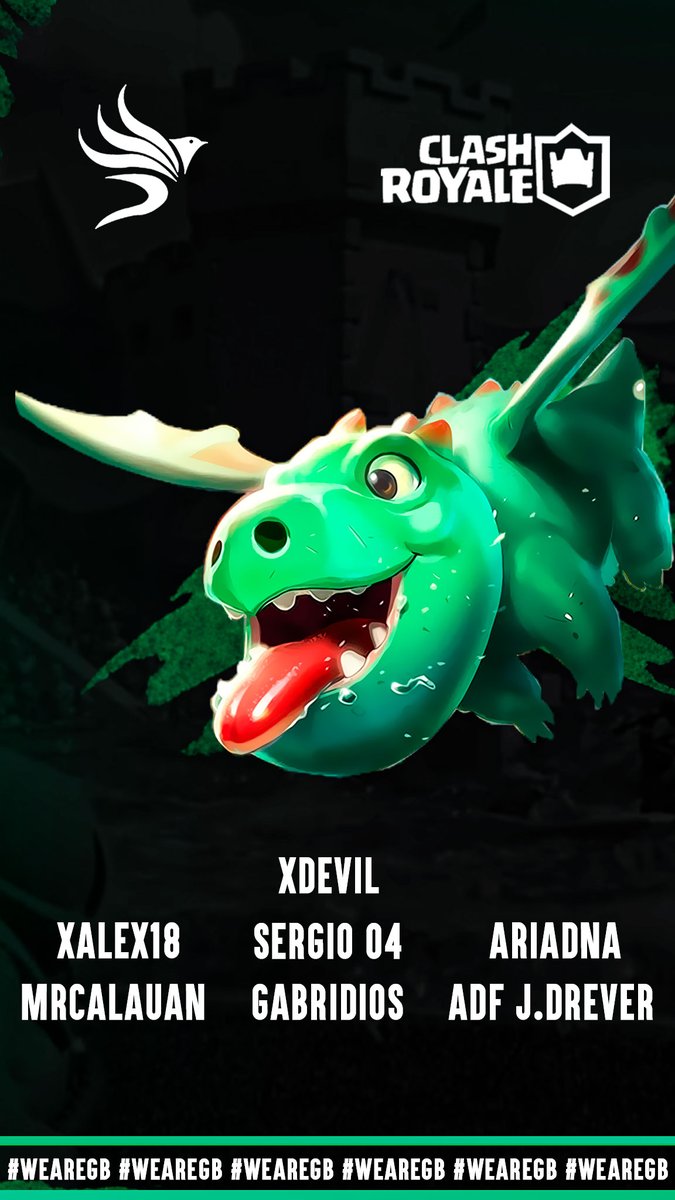 GreenBirdsCR's tweet image. 🔥🔥TENÍAMOS GANAS DE ANUNCIAROS ESTO...🔥🔥

Estos son los jugadores que conformarán nuestro equipo de Clash Royale: 

🦜 @MrCalauan 
🦜 @Pauesc01 
🦜 @ariadna_mejias
🦜 @Strada111_YT 
🦜 @GabriB1218 
🦜 @_d3vil_hell_ 

👨🏼‍💻 @sergiofr04 

Mucha suerte en la arena‼️

#WeAreGB 🦜💚