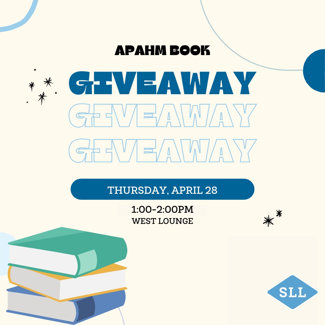 TODAY: Join us in the West Lounge at 1pm for a free book giveaway celebrating APAHM. First come first served! #UNCStudentLife #APAHM @UNC_AAC @CarolinaUnion
