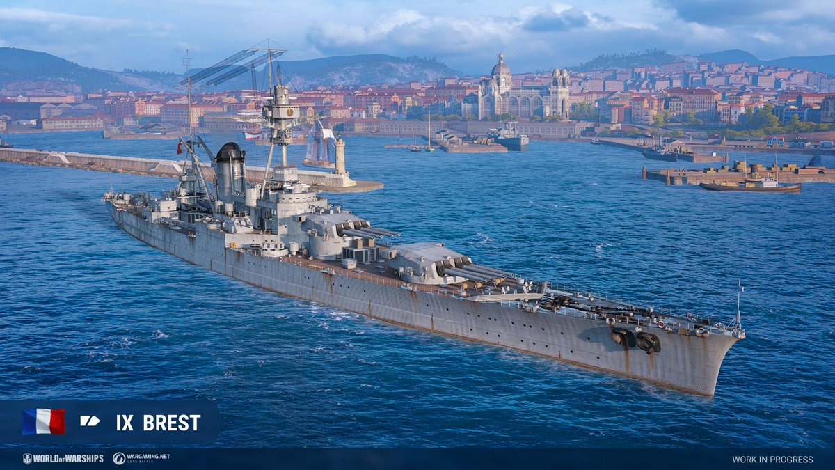 french battleship line has been listed in the wiki world of warships