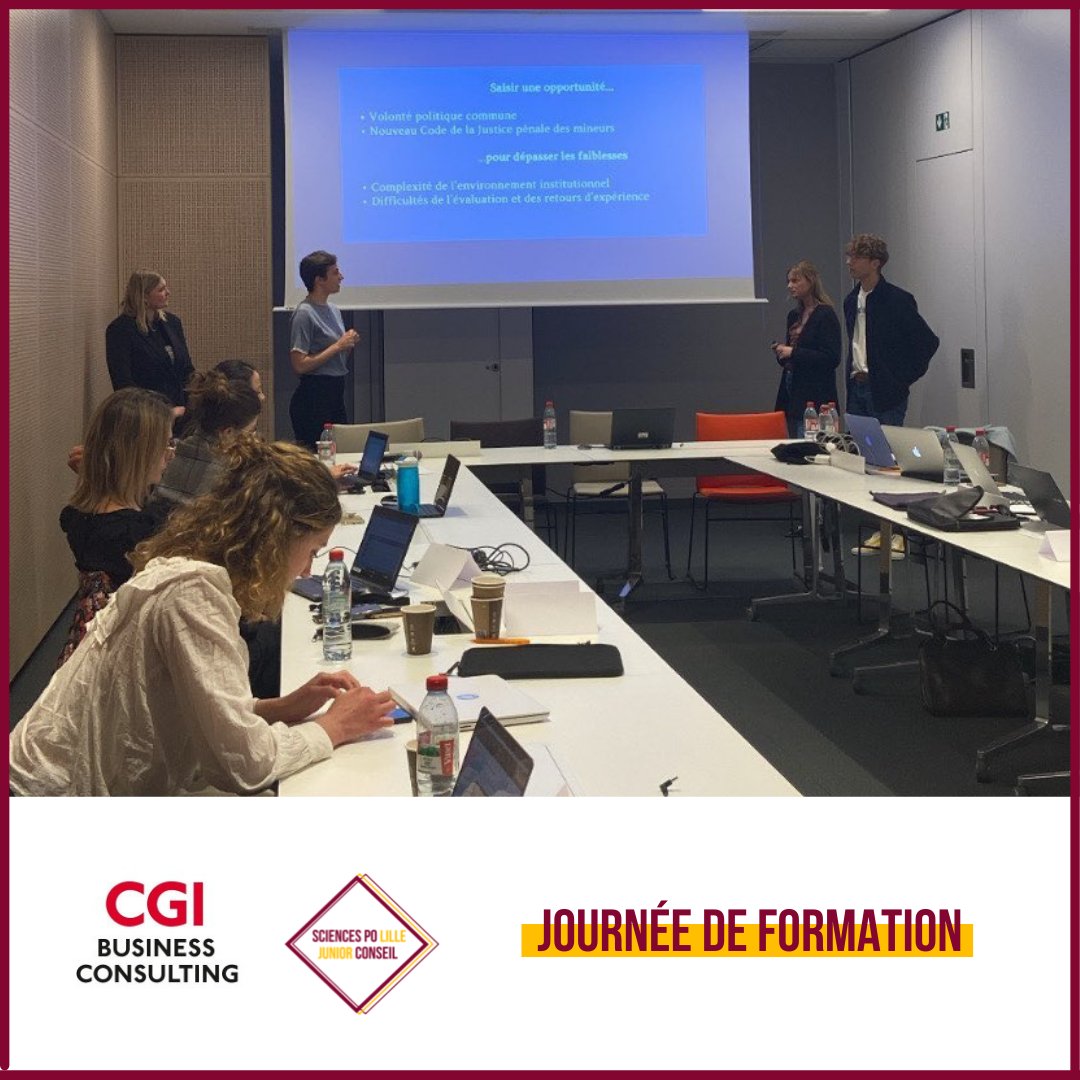 ⚡️Hier, SPLJC s'est rendue chez son #partenaire <a href="/CGI_Consulting/">CGI_Consulting</a> !

Entre moments d’échange, d’apprentissage et de partage… Ce fut l’occasion d’obtenir de précieux conseils pour nous préparer au monde du #conseil.

🤝 Un grand merci à eux !

#WeAreJE #formation #consulting