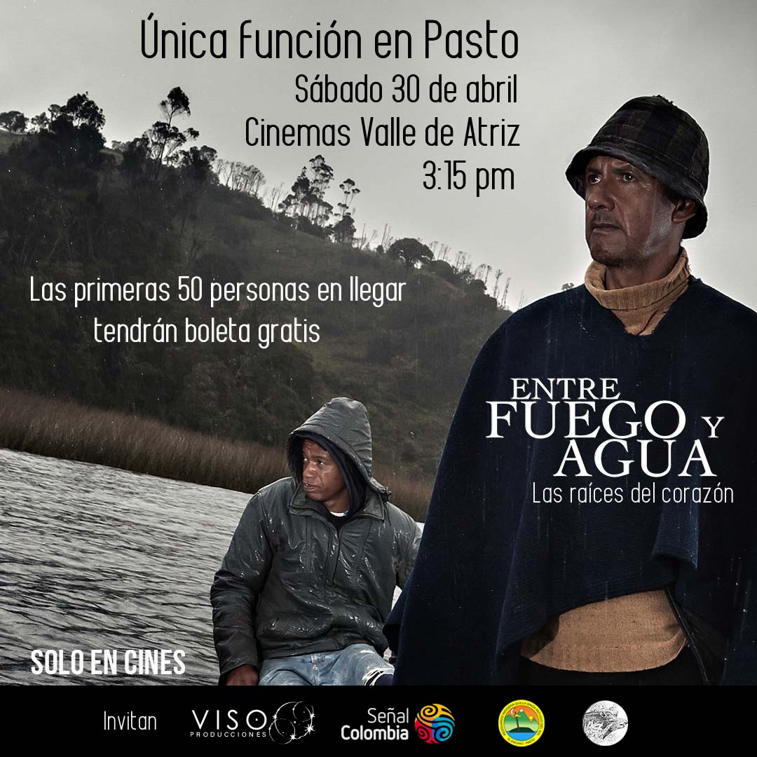 Amigos en Pasto, por fin llega la tan esperada función de #EntreFuegoyAgua y viene con un premio de 50 BOLETAS GRATIS para los primeros que lleguen. La cita es este SÁBADO 30 DE ABRIL, en los CINEMAS VALLE DE ATRIZ a las 3:15pm.
¡No se la pierdan!
<a href="/diariodelsur3/">Diario del Sur</a> <a href="/RadioUdenar/">Radio Universidad de Nariño</a>