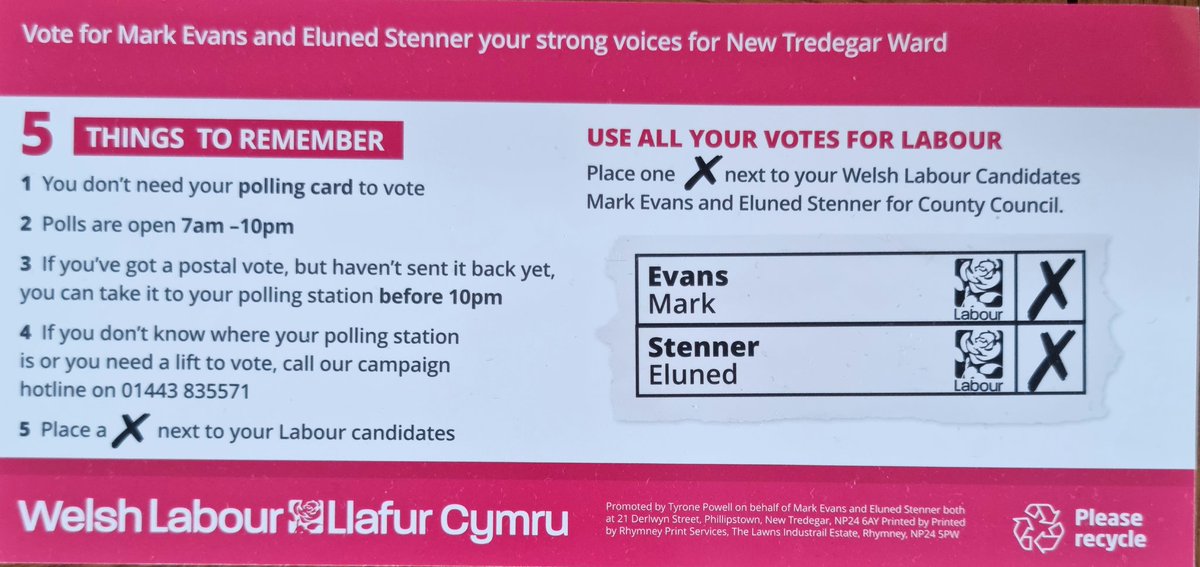 Mark_Ev22's tweet photo. Out and about talking to residents with @ElunedStenner in #Tirphil this afternoon, thanks for the help today @carlcuss @Dawn_Bowden remember you have two votes in #NewTredegar please use them both for your #WelshLabour #Localcandidates https://t.co/gt2a7qF2eE