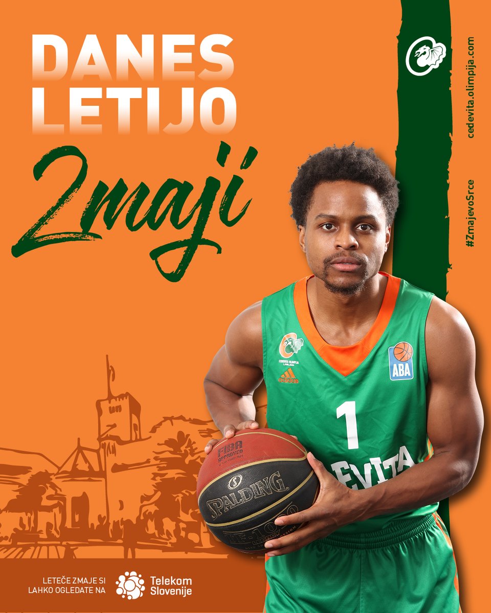 🔥 DANES LETIJO ZMAJI! 🔥

🏆 Končnica <a href="/ABA_League/">ABA League</a>
🏀 1. tekma 1. kroga
🆚 <a href="/BCIgokea/">Igokea m:tel</a>
📍 Hala Tivoli (Ljubljana, Slovenija)
🕖 19.00
🎫 shop.olimpija.com / <a href="/petrol/">Olivia Arreguin</a> / <a href="/MojekarteSI/">Mojekarte.si</a>
📺 <a href="/TVSLOsport/">Športni program TV Slovenija</a> 2 / <a href="/ArenaSport_SI/">Arena Sport Slovenija</a> 1

#ZmajevoSrce | #ABALiga | <a href="/TelekomSlo/">Telekom Slovenije</a>