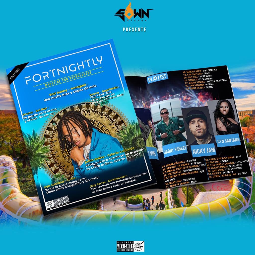 DjSown_SeShatta's tweet photo. Fornightly 🗓
Ton magazine musical 📰 qui te rafraîchit tous les 15 jours sur différents styles musicaux est enfin disponible.
Pour cette troisième édition , mon investigation se porte sur le REGGAETON 🇩🇴🗞 📻
Bonne écoute 👋🏾
https://t.co/8zjujXSdRV
#Fortnightly #DjSown💥 https://t.co/odwtwy6wc1