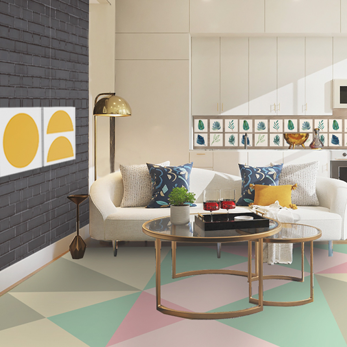 Revamp your house and add a modern touch with these products! 🏠😍

Sticker: A21511 - bit.ly/3vKtjM1 
Canvas: Q1933 - bit.ly/39mk4dn 
Wallpaper: P1203 - bit.ly/3xXo8uF 
Vinyl Rug: R288 - bit.ly/37R4lCG 

#TilesStickers #wallpaper  #yellowcanvas